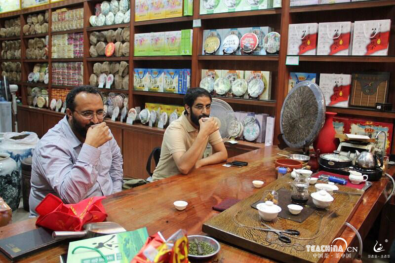 沙特阿拉伯朋友采购植物王国普洱茶